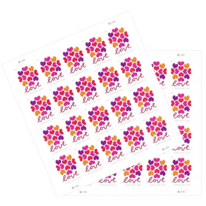 2019 Hearts Blossom Love 100pcs/Pack