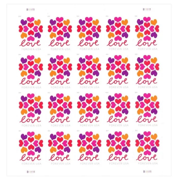 2019 Hearts Blossom Love 100pcs/Pack