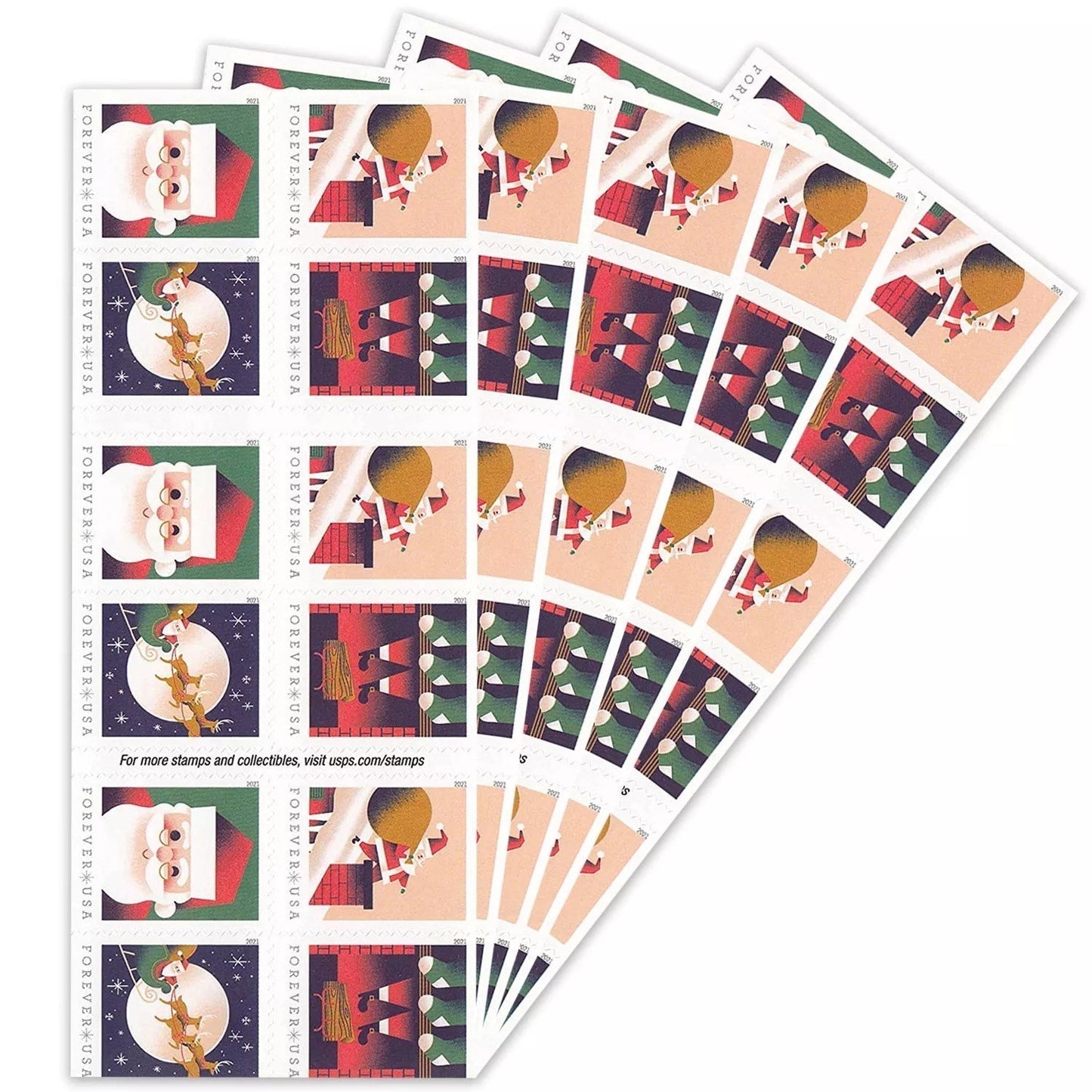 2021 A Visit from St. Nick 100pcs/Pack