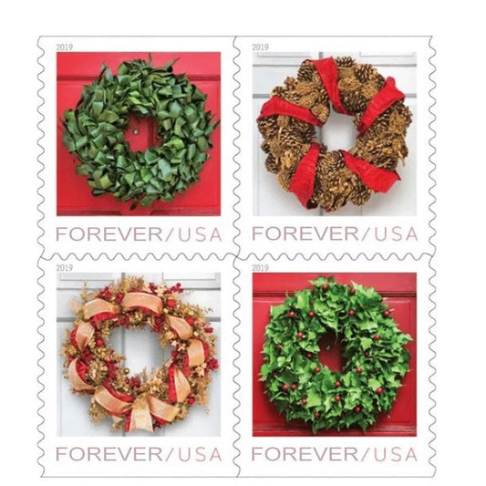 2019 Holiday Wreaths 100pcs/Pack